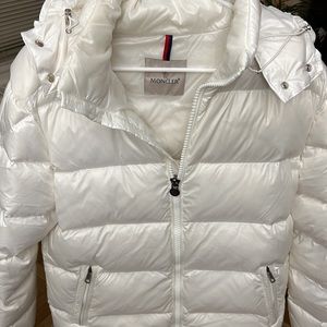 Moncler Maya Jacket Down White sz 4 (large) NEW